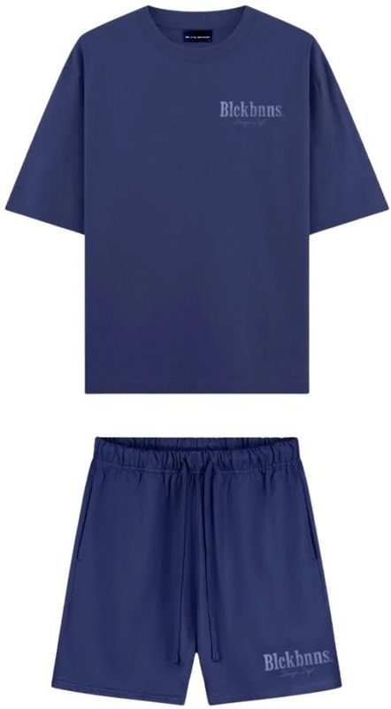 Black Bananas - Design Dept Twinset - Blauw - Jumpsuit - Katoen