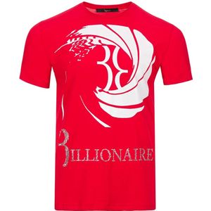 Billionaire, Heren, Tops, Rood, Maat: XL Katoen,