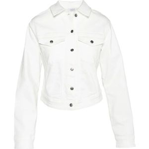 Hést, Dames, Jassen, Wit, Maat: XS Denim,