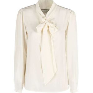 Kiltie, Dames, Blouses & Shirts, Wit, Maat: XS Zijde,