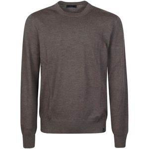 Fay, Heren, Truien, Bruin, Maat: 3XL Wol,