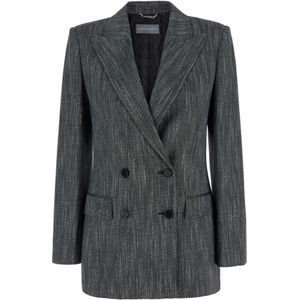 Alberta Ferretti, Dames, Jassen, Grijs, Maat: M