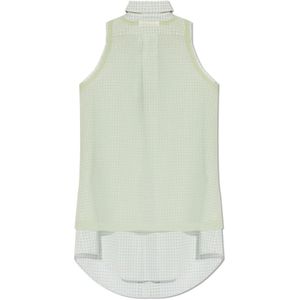 Maison Margiela, Dames, Tops, Groen, Maat: XS Katoen,