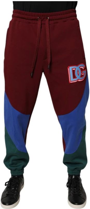 Dolce & Gabbana, Heren, Broeken, Veelkleurig, Maat: M Katoen,