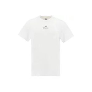 Parajumpers Essentieel Bedrukt T-Shirt , White , Heren , Maat: S
