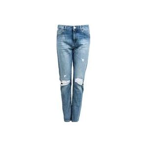 Pinko Trendy Slim-fit Jeans , Blue , Dames , Maat: W25