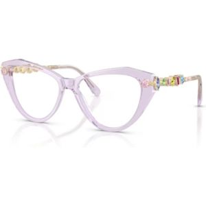 Swarovski - Sk 2047 - Optisch Montuur - Paars - Cat-eye