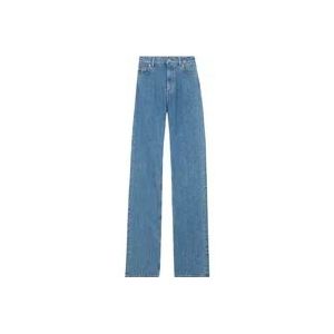 Burberry Italiaanse Straight Fit Jeans , Blue , Dames , Maat: W26