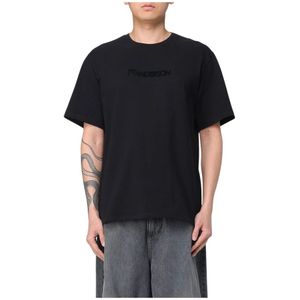JW Anderson, Heren, Tops, Zwart, Maat: M Katoen,