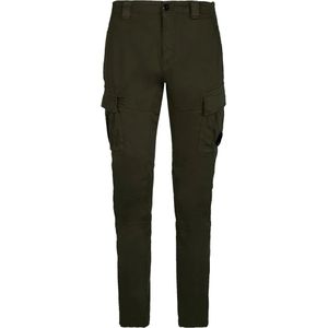 C.p. Company, Heren, Broeken, Groen, Maat: XL Satijn,