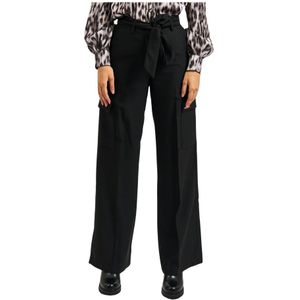 Silvian Heach, Dames, Broeken, Zwart, Maat: 2XS Poliester,