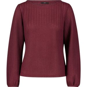 zero - Shirt - Cranberry - Lange Mouwen - Aansluitende Pasvorm
