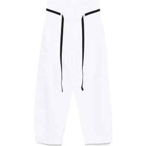 Barena Venezia, Dames, Broeken, Wit, Maat: S Katoen,