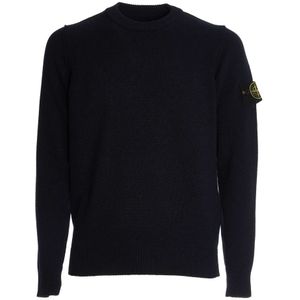 Stone Island - Crew Neck Sweater - Diep Marineblauw - Heren