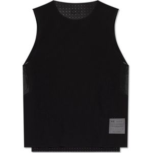 Y-3, Heren, Tops, Zwart, Maat: XL Poliester,