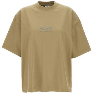 Vetements, Dames, Tops, Beige, Maat: XS Katoen,