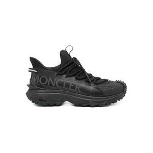 Moncler Zwarte Trailgrip Lite2 Sneakers , Black , Dames , Maat: 37 1/2 EU