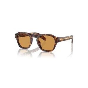 Prada Stijlvolle zonnebril in Havana/Light Brown , Brown , Heren , Maat: 49 MM