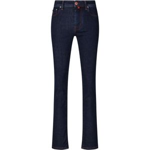 Jacob Cohën, Heren, Jeans, Blauw, Maat: W32 Denim,
