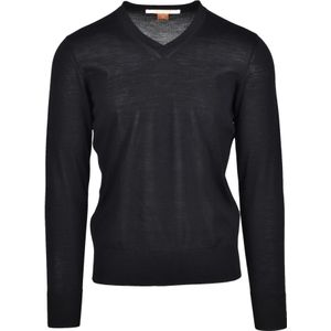 Hindustrie, Heren, Truien, Zwart, Maat: S Wol,