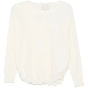 Kujten, Dames, Truien, Wit, Maat: XL Kasjmier,