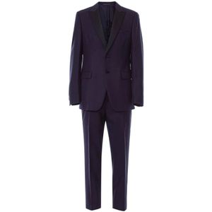 Valentino Garavani, Heren, Pakken, Blauw, Maat: L