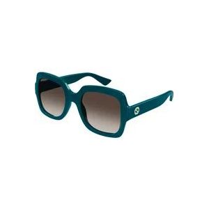 Gucci Mode Zonnebrillen Collectie , Blue , Dames , Maat: 54 MM