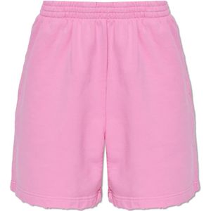 Balenciaga, Dames, Korte broeken, Roze, Maat: M Katoen,