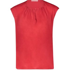 Betty & Co, Dames, Blouses & Shirts, Rood, Maat: XL Poliester,