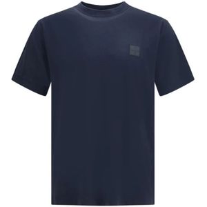 Stone Island - Monogram Patch Logoed T-Shirt - Blauw - Katoen