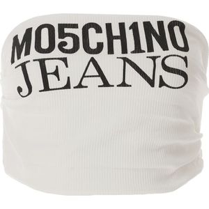 Moschino, Dames, Tops, Wit, Maat: L