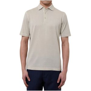 Filippo De Laurentiis, Heren, Tops, Beige, Maat: XL Katoen,