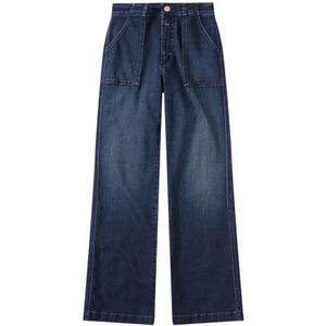 Closed, Dames, Jeans, Blauw, Maat: W25 Katoen,