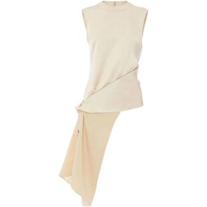 JW Anderson, Dames, Tops, Wit, Maat: M Poliester,