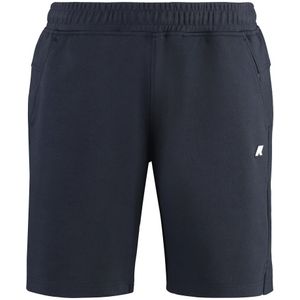 K-Way, Heren, Korte broeken, Blauw, Maat: S Katoen,