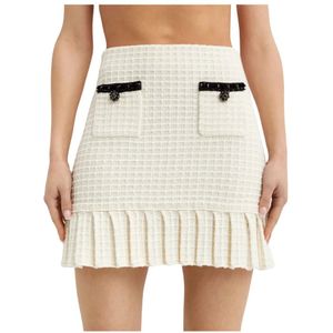 Self Portrait, Dames, Rokken, Wit, Maat: M Katoen,