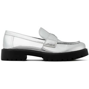 Tory Burch - Lug Loafers - Schoenen - Grijs - Leer