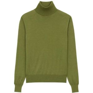Saint Laurent, Heren, Truien, Groen, Maat: XL Wol,