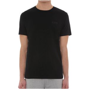 Moschino, Heren, Tops, Zwart, Maat: M Katoen,
