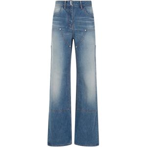 Givenchy, Dames, Jeans, Blauw, Maat: W26 Katoen,