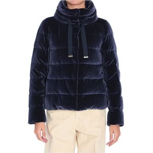 Herno - Damesjas - Blauw - 90% Dons - Winterjas