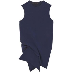 Proenza Schouler, Dames, Tops, Blauw, Maat: S Poliester,