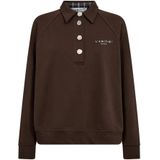 Haute L'Amitié - Polo Logo Sweat - Bruin - Sweater