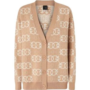 Pinko, Dames, Truien, Beige, Maat: L Viscose,