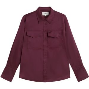 Ba&Sh, Dames, Blouses & Shirts, Bruin, Maat: S Zijde,