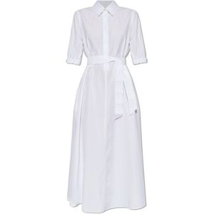 Max Mara, Dames, Jurken, Wit, Maat: S Katoen,
