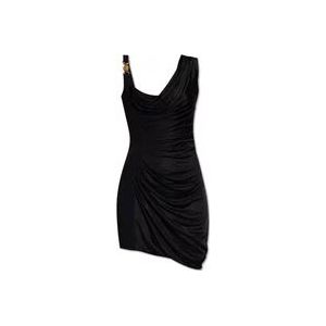 Versace Gedrapeerde jurk , Black , Dames , Maat: XS