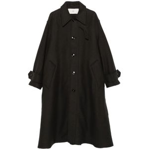 Ami Paris, Heren, Mantels, Grijs, Maat: M Wol,