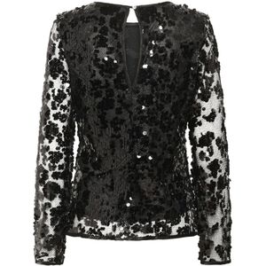 Soaked in Luxury, Dames, Blouses & Shirts, Zwart, Maat: 2XL