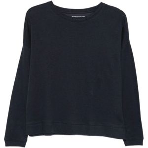 Majestic Filatures, Dames, Truien, Blauw, Maat: M Katoen,